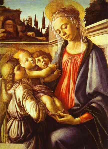 Madona cu pruncul si doi ingeri
Lucrare realizata in 1469
Cuvinte cheie: religie crestinism Fecioara_Maria Isus ingeri