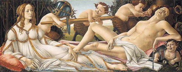 Venus si Marte
Lucrarea a fost realizata intre 1485-1486
Cuvinte cheie: Venus Marte