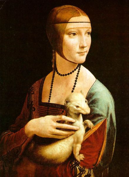 Click pentru imaginea mărită
==============
Dama cu hermina
Lucrare realizata intre 1485-1490, aflata la Muzeul national din Cracovia, Colectia Czartorysky
Cuvinte cheie: portret femeie Dama cu hermina
Lucrare realizata intre 1485-1490, aflata la Muzeul national din Cracovia, Colectia Czartorysky
Cuvinte cheie: portret femeie
