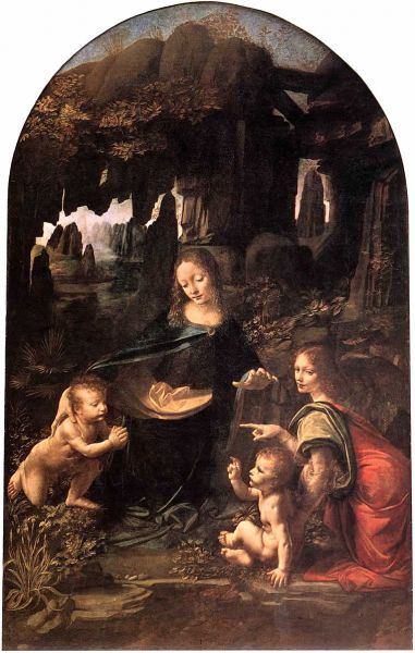 Madona din grota cu stanci
realizata intre 1483-1486, aflata la Muzeul Luvru din Paris
Cuvinte cheie: religie crestinism Fecioara_Maria