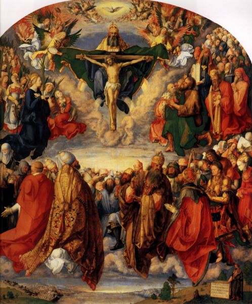 Click pentru imaginea mărită
==============
Adoratia Sfintei Treimi
Lucrare realizata in 1511
Cuvinte cheie: religie crestinism cruce Isus Sfanta_Treime perspectiva_inversa Adoratia Sfintei Treimi
Lucrare realizata in 1511
Cuvinte cheie: religie crestinism cruce Isus Sfanta_Treime perspectiva_inversa