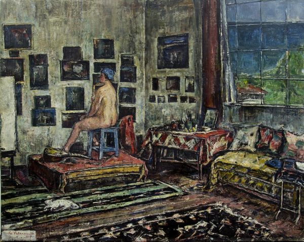 Atelierul artistului din Targoviste
Cuvinte cheie: femeie nud