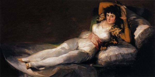 Click pentru imaginea mărită
==============
Maja imbracata
Tablou pictat intre 1800-1803, cu titlul original "La Maja Vestida", in incercarea de a proteja "Maja dezbracata" de Inchizitie
Cuvinte cheie: femeie Maja imbracata
Tablou pictat intre 1800-1803, cu titlul original "La Maja Vestida", in incercarea de a proteja "Maja dezbracata" de Inchizitie
Cuvinte cheie: femeie