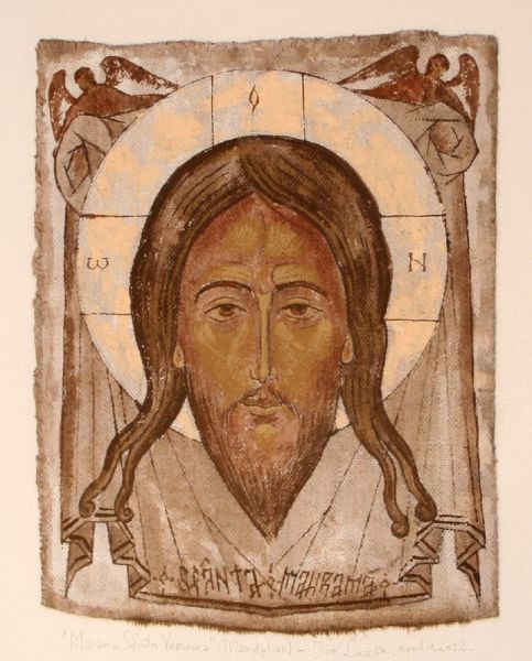 Mandilion - Marama Sfintei Veronica
Lucrare realizata in 2012
Cuvinte cheie: religie crestinism portret Sfanta_Veronica
