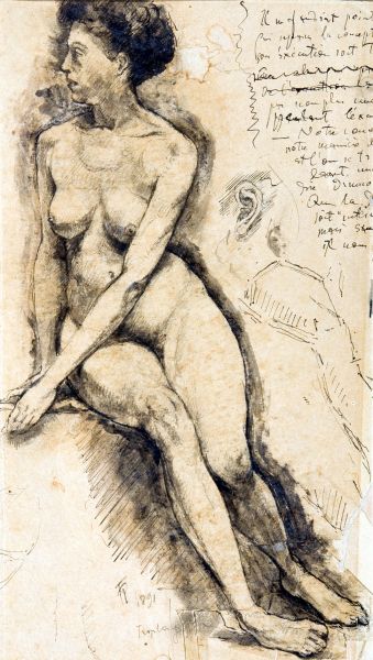 Studiu de nud
Cuvinte cheie: femeie nud