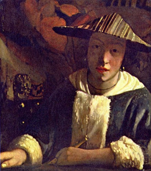 Fata cu flaut
Pctura realizata intre 1665-1670
Cuvinte cheie: portret femeie tanara muzica