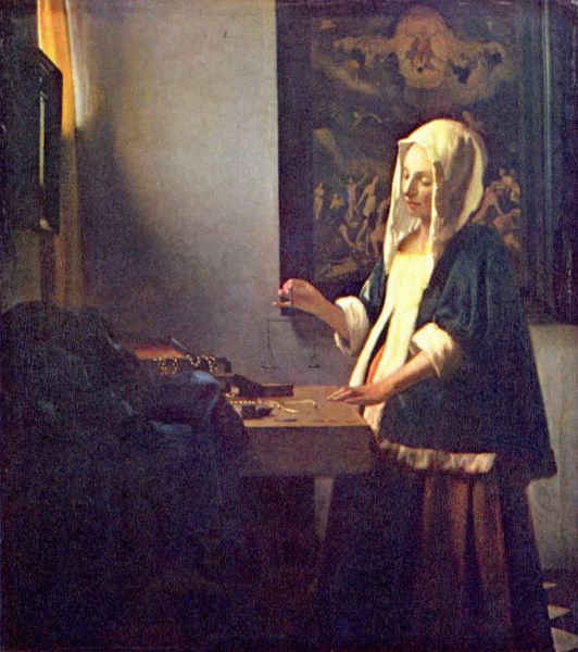 Click pentru imaginea mărită
==============
Femeie tinand o balanta
Pictura realizata in 1665
Cuvinte cheie: femeie Femeie tinand o balanta
Pictura realizata in 1665
Cuvinte cheie: femeie