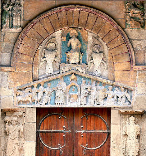 Notre-Dame-du-Port din Clermont-Ferrand
fatada
Cuvinte cheie: sculptura romanica