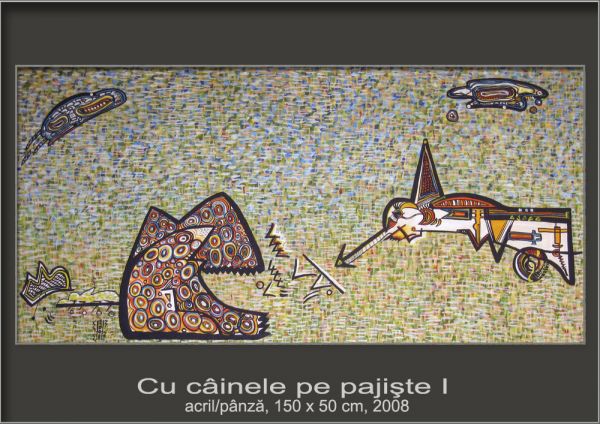 Click pentru imaginea mărită
==============
Cu cainele pe pajiste I
2008
Cu cainele pe pajiste I
2008