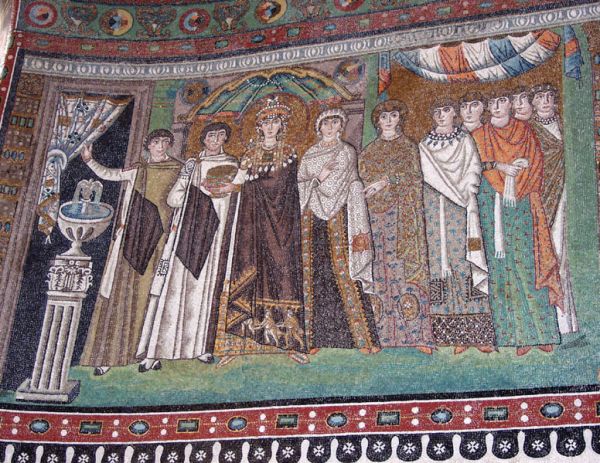 Imparateasa Theodora
Basilica San Vitale din Ravenna, Imparateasa Theodora si insotitorii 
Cuvinte cheie: religie crestinism Imparateasa_Theodora