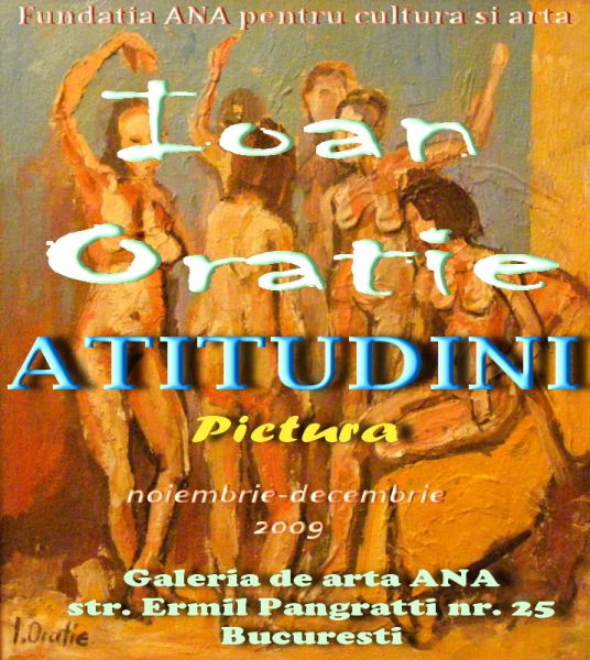 Afisul expozitiei "Atitudini"
