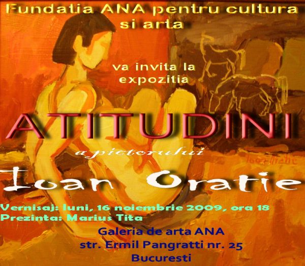 Invitatie la expozitia "Atitudini"
