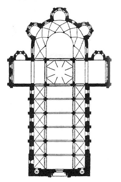 Biserica St. Etienne Nevers, Franta
arhitectura romanica (planul bisericii)
Cuvinte cheie: arhitectura romanica plan biserica