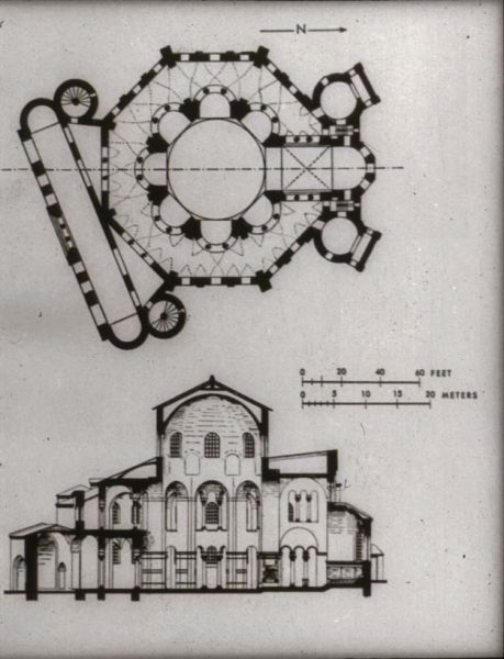 Planul Bisericii San Vitale din Ravena
