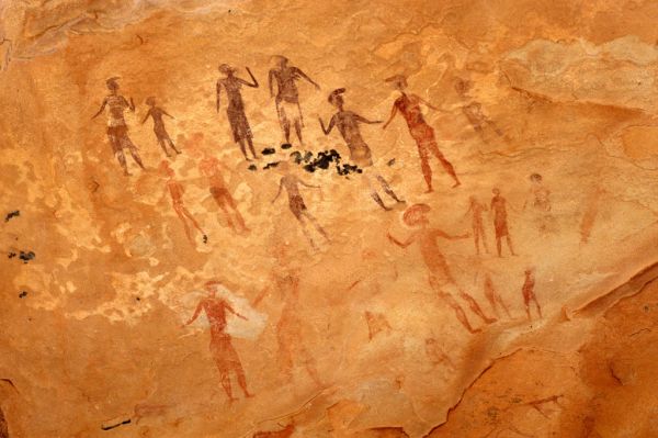 Click pentru imaginea mărită
==============
Pictura rupestra la Tassili n'Ajjer
Pictura rupestra la Tassili n'Ajjer