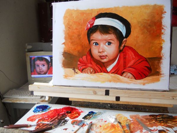 Click pentru imaginea mărită
==============
Portet de fetita
Portret pictat la comanda, dupa fotografia clientului
Cuvinte cheie: portret Portet de fetita
Portret pictat la comanda, dupa fotografia clientului
Cuvinte cheie: portret