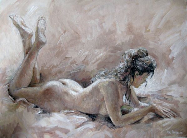 Dupa baie
Lucrare realizata in 2012
Cuvinte cheie: femeie bruneta nud relaxare