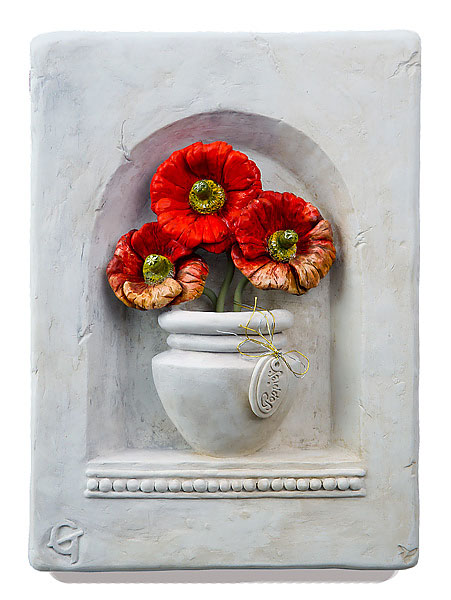 Maci in relief 4
Tablou realizat in tehnica altoreliefului turnat in ipsos.
Pictura acestuia poate fi personalizata.
Cuvinte cheie: flori maci Maci in relief 4
Tablou realizat in tehnica altoreliefului turnat in ipsos.
Pictura acestuia poate fi personalizata.
Cuvinte cheie: flori maci