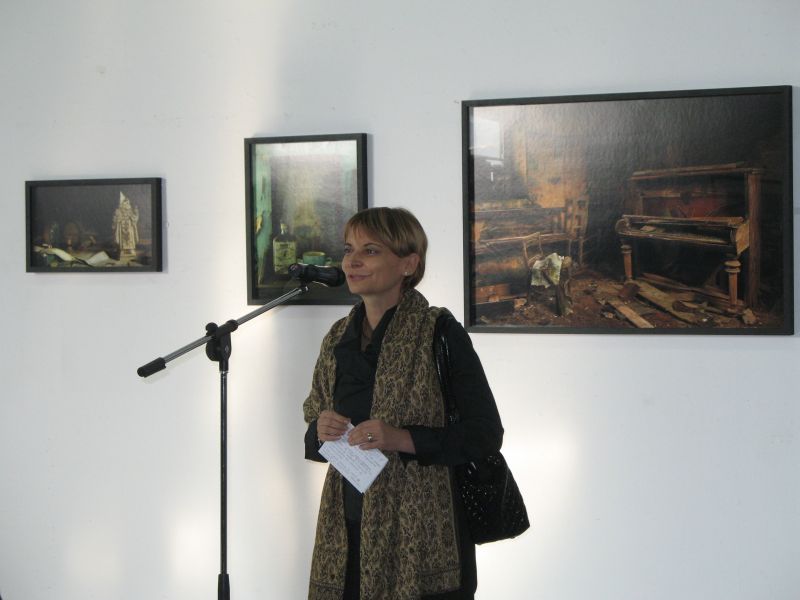 Liliana Biglou la vernisaj