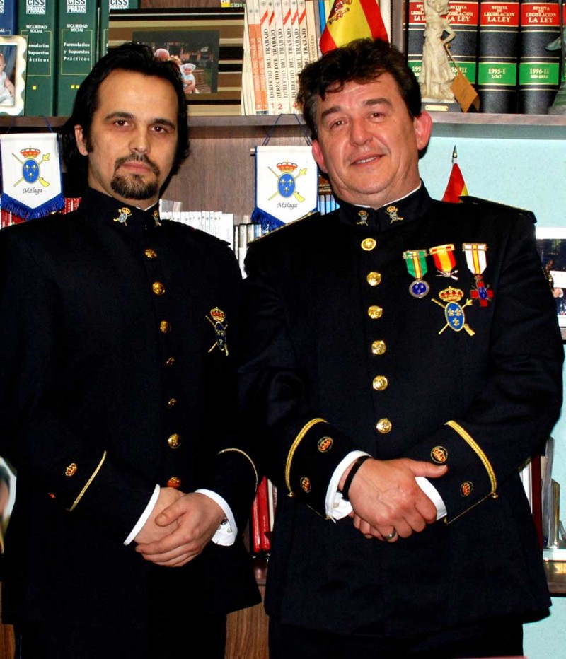 Romeo Niram şi Colonelul Miguel Angel Galan Segovia